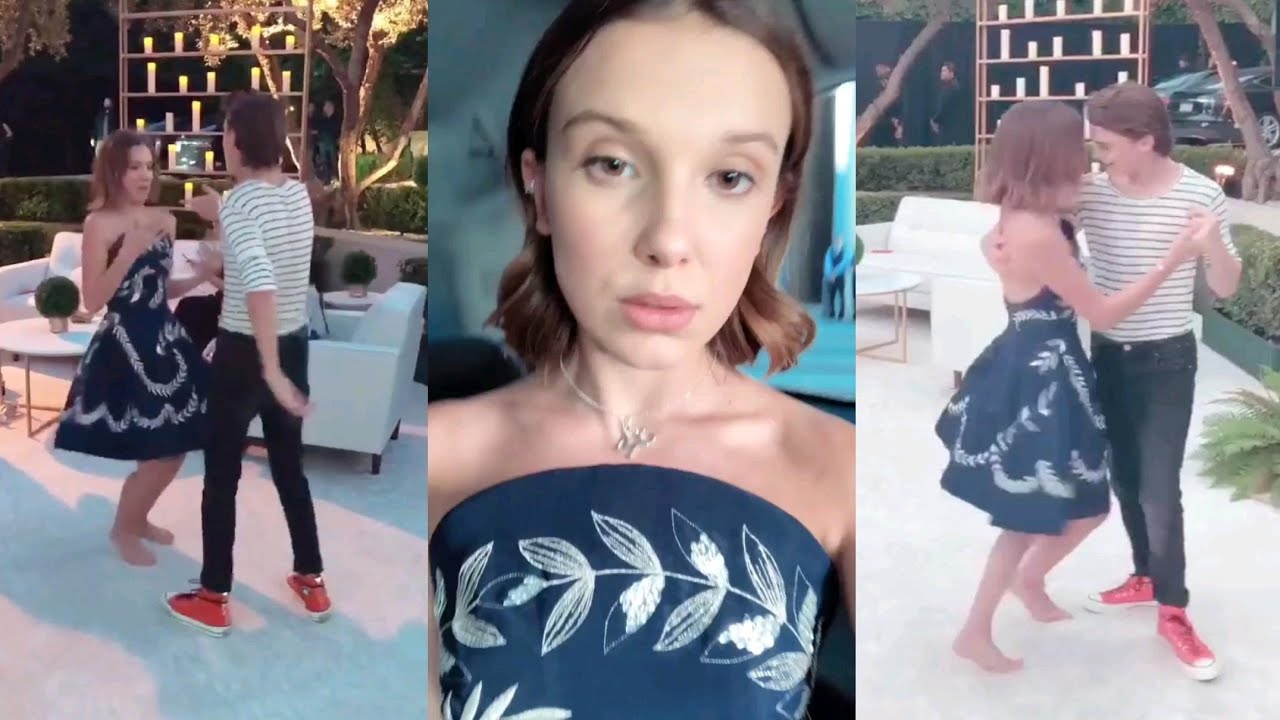 Millie Bobby Brown Dancing With Noah Schnapp Instagram Story