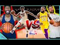 NBA Finals MINI GAME Challenge! LAKERS vs HEAT! *King of the Court, Trick Shot H.O.R.S.E....*