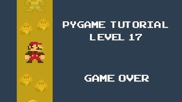 Pygame Tutorial - 17 -  Game over - Space Invaders