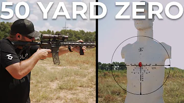 PRO LPVO Combat Rifle Zero? | 50 Yards