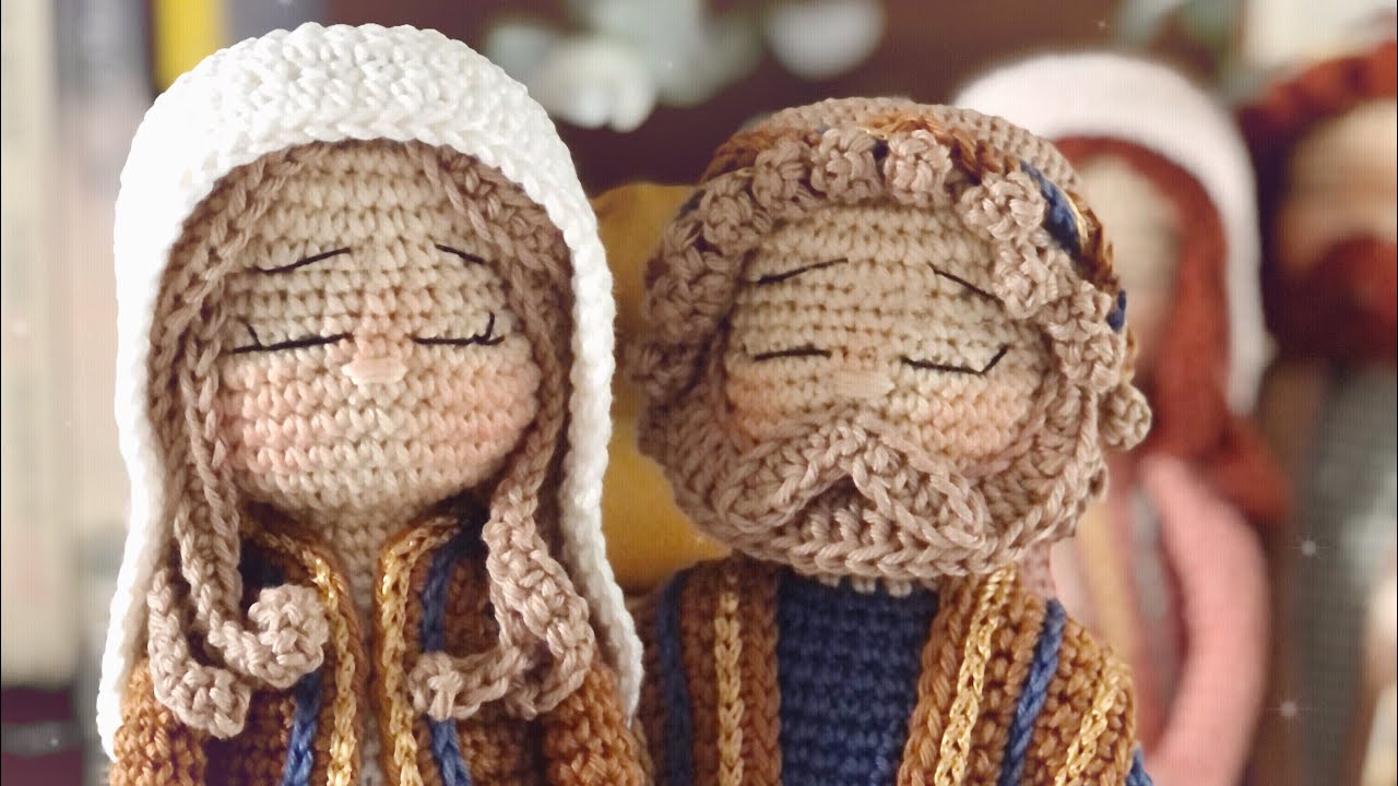 Sagrada Família amigurumi - Maria