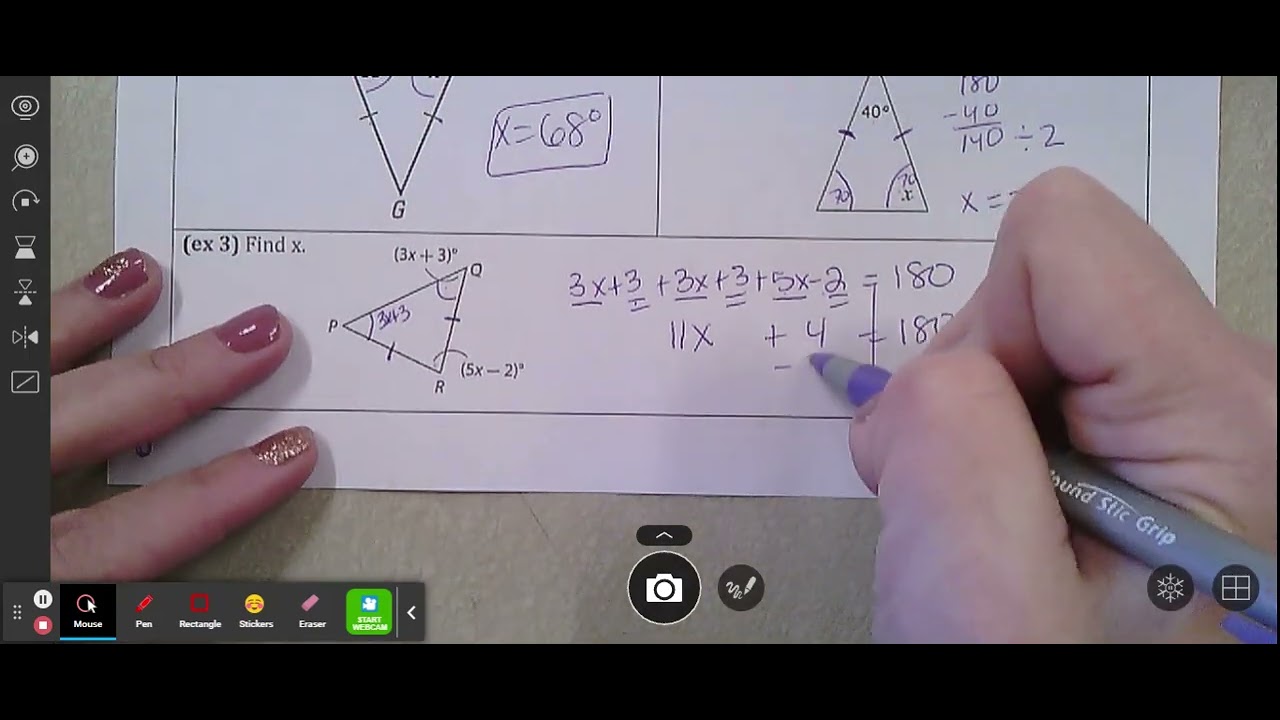 Section 5.6: Isosceles Triangles
