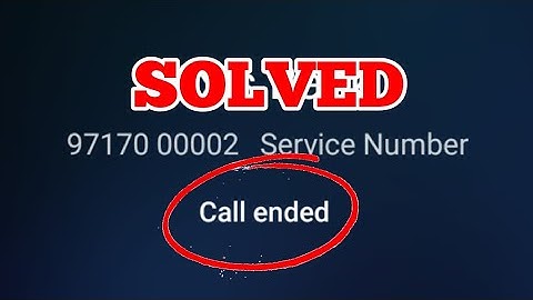 OPPO A1K Call Ended Problem Solution