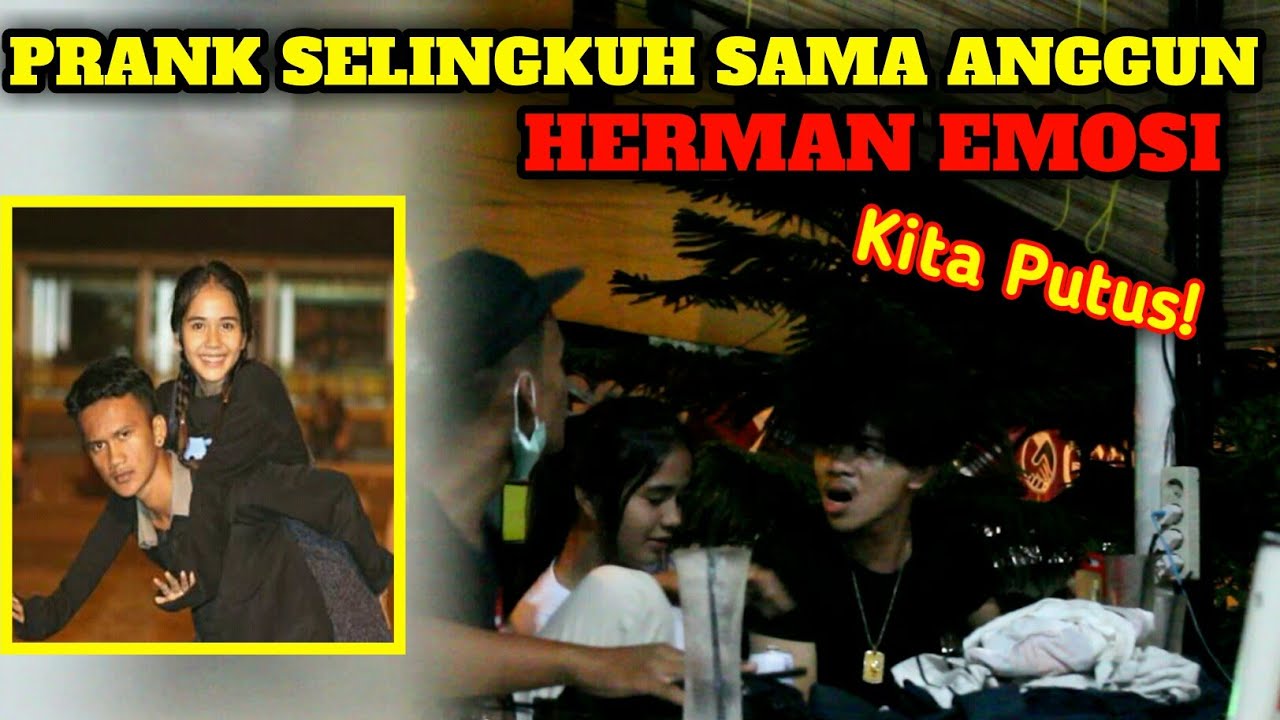 NGEPRANK HERMAN SAMPAI EMOSI - KETAHUAN SELINGKUH SAMA ANGGUN || PRANK INDONESIA