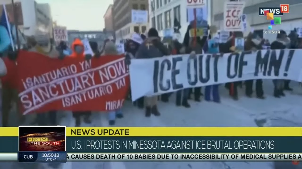 U.S. | Protests in Minnesota against ICE brutal operations