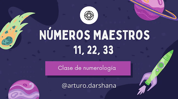 Clase de Numerologa / NUMEROS MAESTROS / Arturo Av...