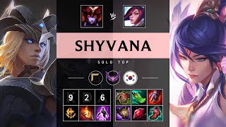 Shyvana Top vs Fiora - KR Master Patch 25.20