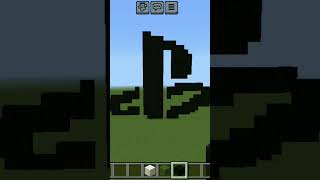 Minecraft Pixel Art Play Station Logo Build