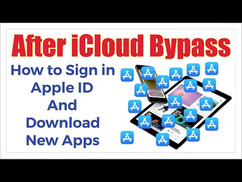 How to Sign in Apple ID and download new Apps after iCloud Bypass