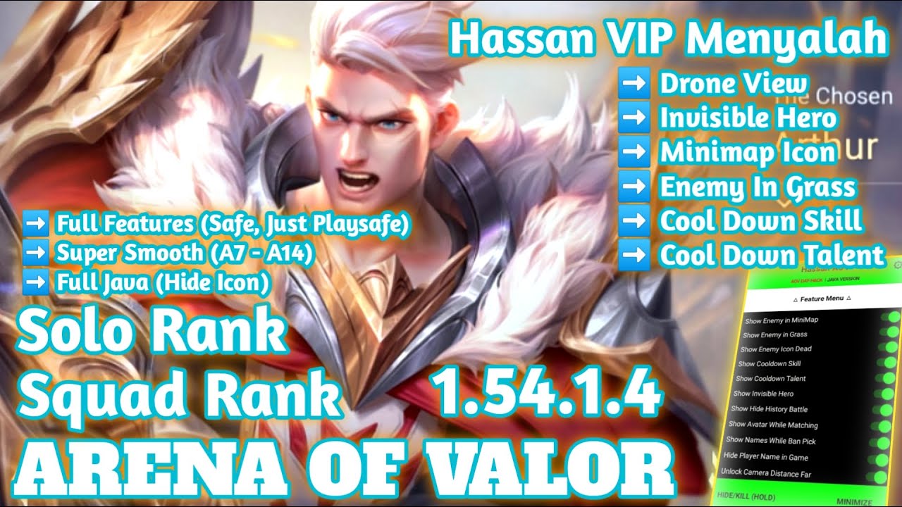 MENYALA LAGI Abangku!!! ARENA OF VALOR 1.54.1.4 APK MOD MINIMAP