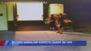 Roscoe police ask for help identifying vandals