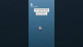 Trump demands China, U.K., Japan and others send warships to Strait of Hormuz #shorts