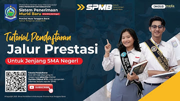 Tutorial Pendaftaran SPMB Jalur Prestasi SMA/SMK Negeri Provinsi NTB Tahun 2025