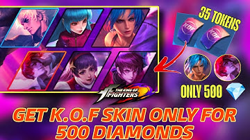 HOW TO GET K.O.F SKIN UNDER 500 DIAMONDS | MOBILE LEGENDS KOF