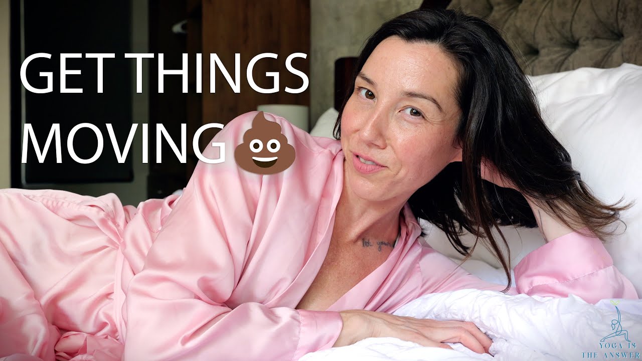 How to use the breath to kickstart the digestive system before getting out of bed in the morning