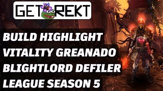 [HC] Grim Dawn Build Guide - Vitality Grenado Blightlord Defiler