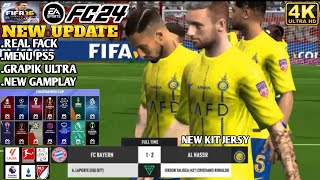 FIFA16 MOD EA SPORTS FC 24 NEW UPDATE NEW KIT JERSEY GRAPIK ULTRA MENU PS5 REALFACK TOURNAMEN MODE