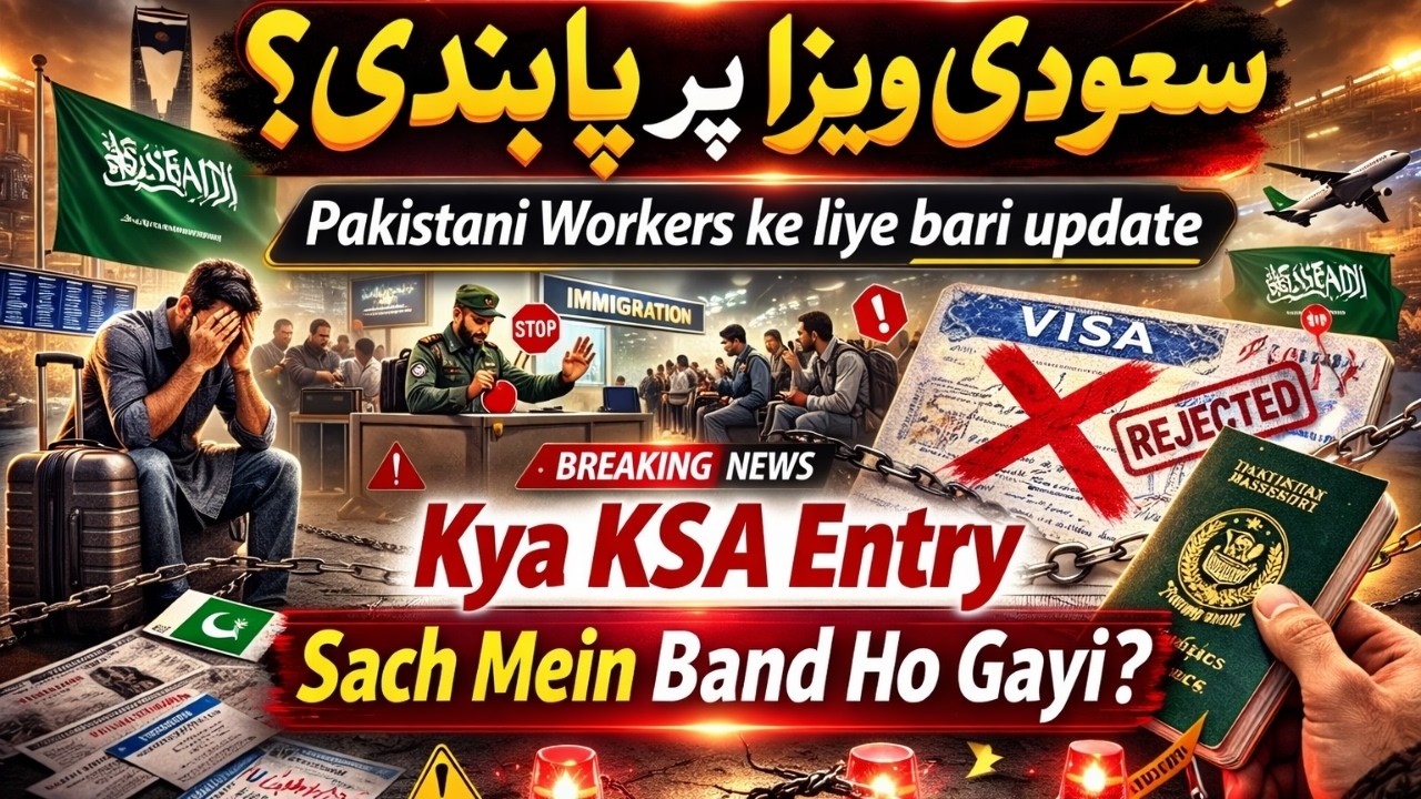 Saudi Visa Ban for Pakistanis? 2026 Big Update | KSA Entry Truth