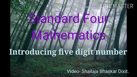 Standard Four- Introducing Five Digit Numbers