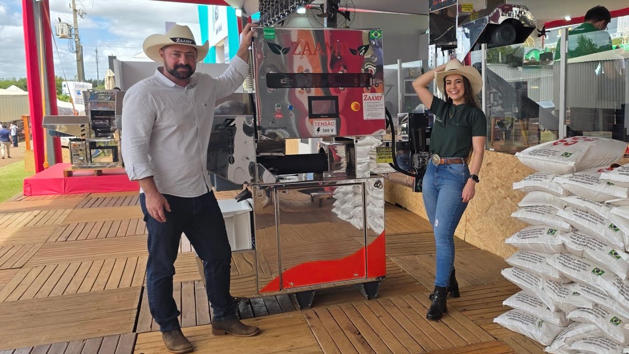 COMPREI UMA MÁQUINA NOVA || Z3000 DA ZAAMP PRA EXTRAIR ÓLEO VEGETAL 