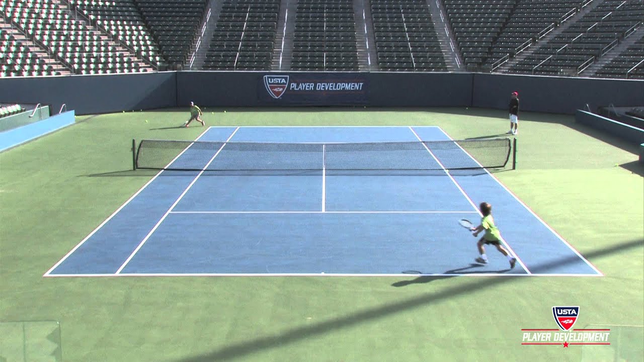 10 and Under Tennis Instruction | 78 Green Return Play