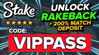 Stake Promo Code – EXCLUSIVE STAKE VIP PERKS AND BONUSES USE ‘VIPPASS’ CODE