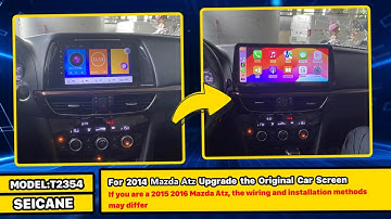Install & Review: 12.3" Android 12.0 Radio GPS for Mazda 6 (2014-2016) - CarPlay, Bluetooth & More!