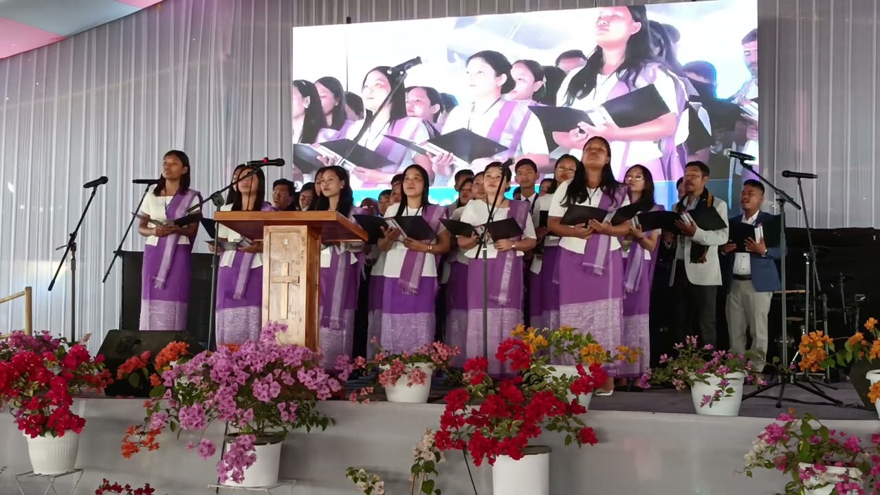 Krima XVII CK Sobha biap Bakenang. Berubari Baptist Church choir.