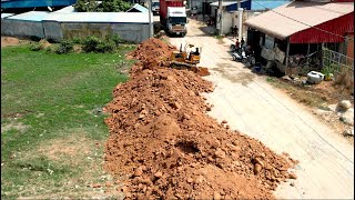 Starting New Project Pushing Soil Using Komatsu Bulldozer D20P Leveling Step By Step by TV Machine Cambodia 2,003 views 1 month ago 1 hour, 20 minutes