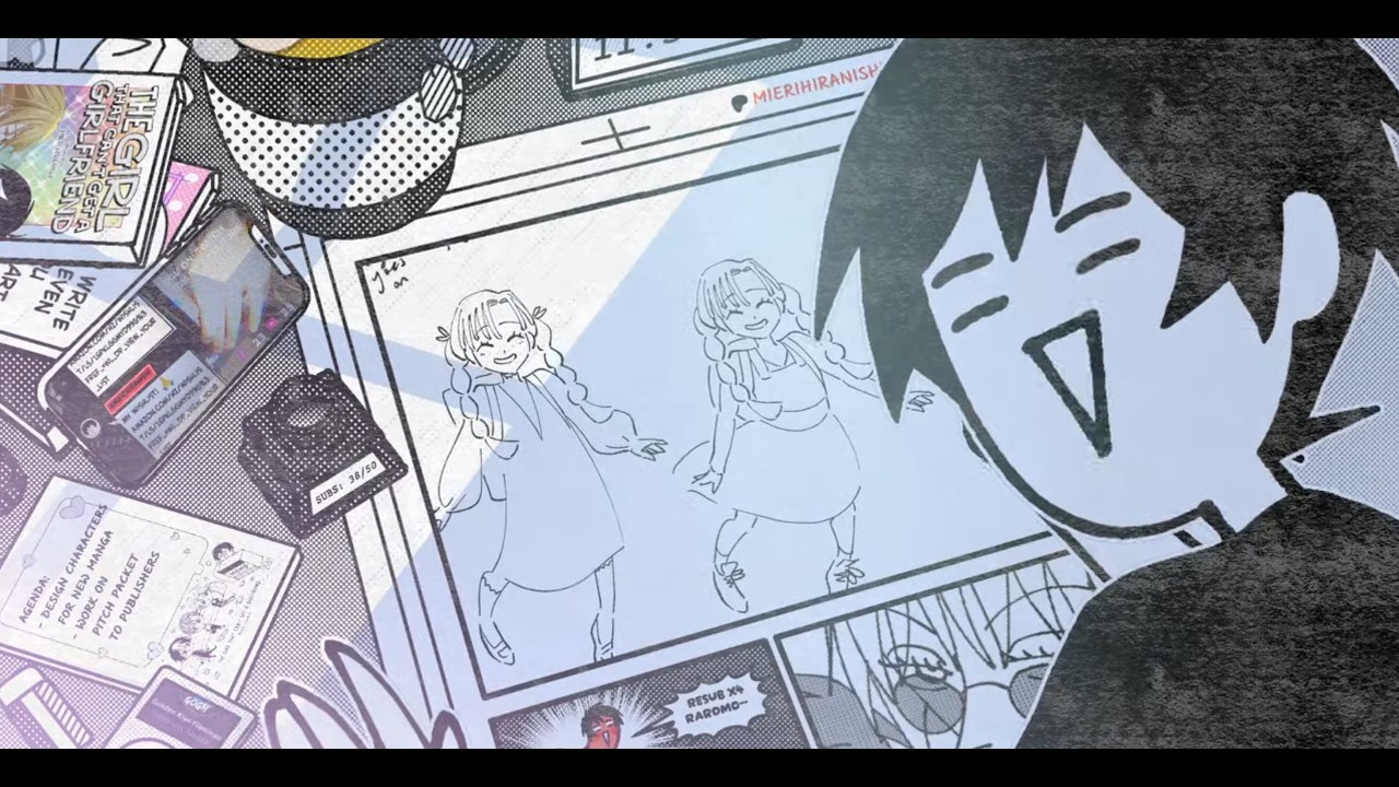 [JAPANESE MANGAKA] EDITING MY MANGA PITCH PACKET ☕✍️ | MANGA PUBLISHING PREP, COMIC Q&A