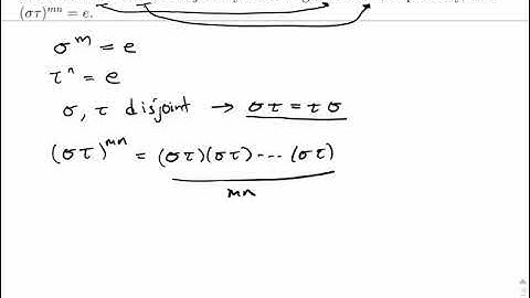Permutations: Powers of Disjoint Products of Cycles