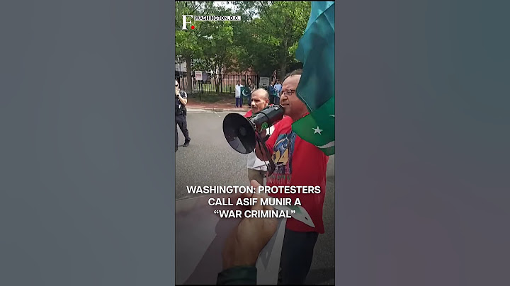 US: Protest Against Pak Army Chief In Washington | Subscribe to Firstpost | N18G