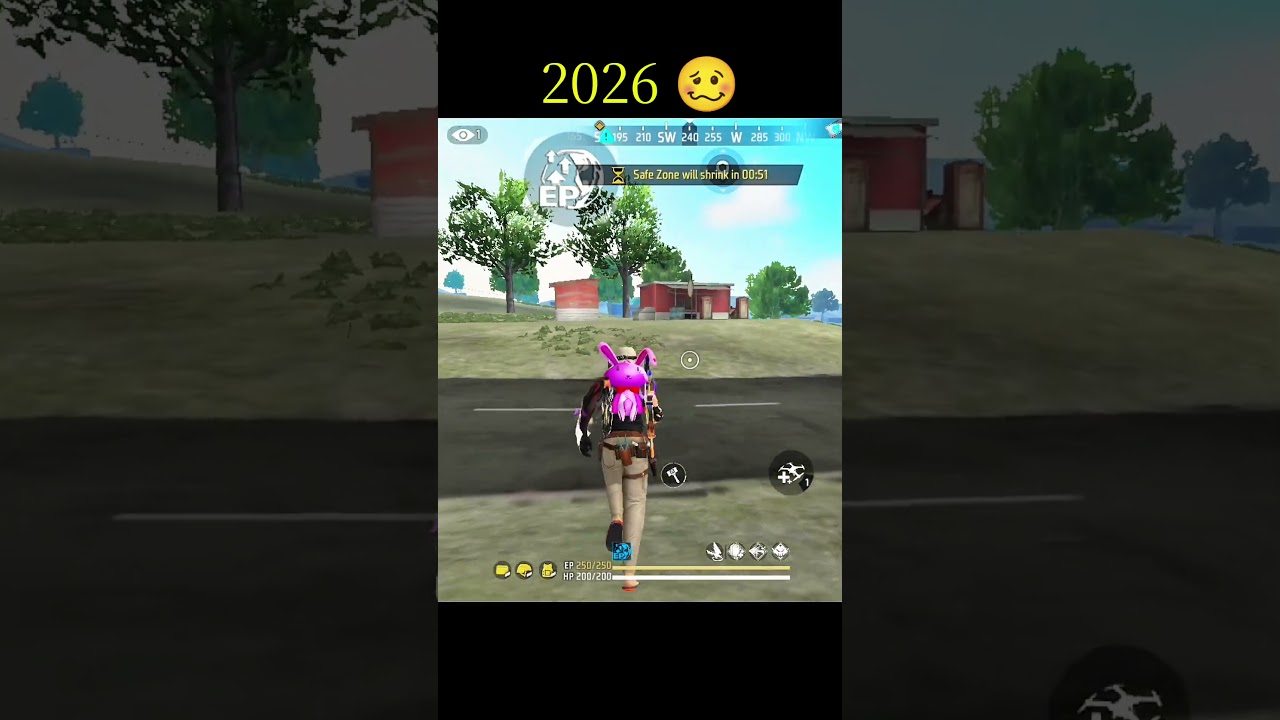 free fire 2018 player 😱 