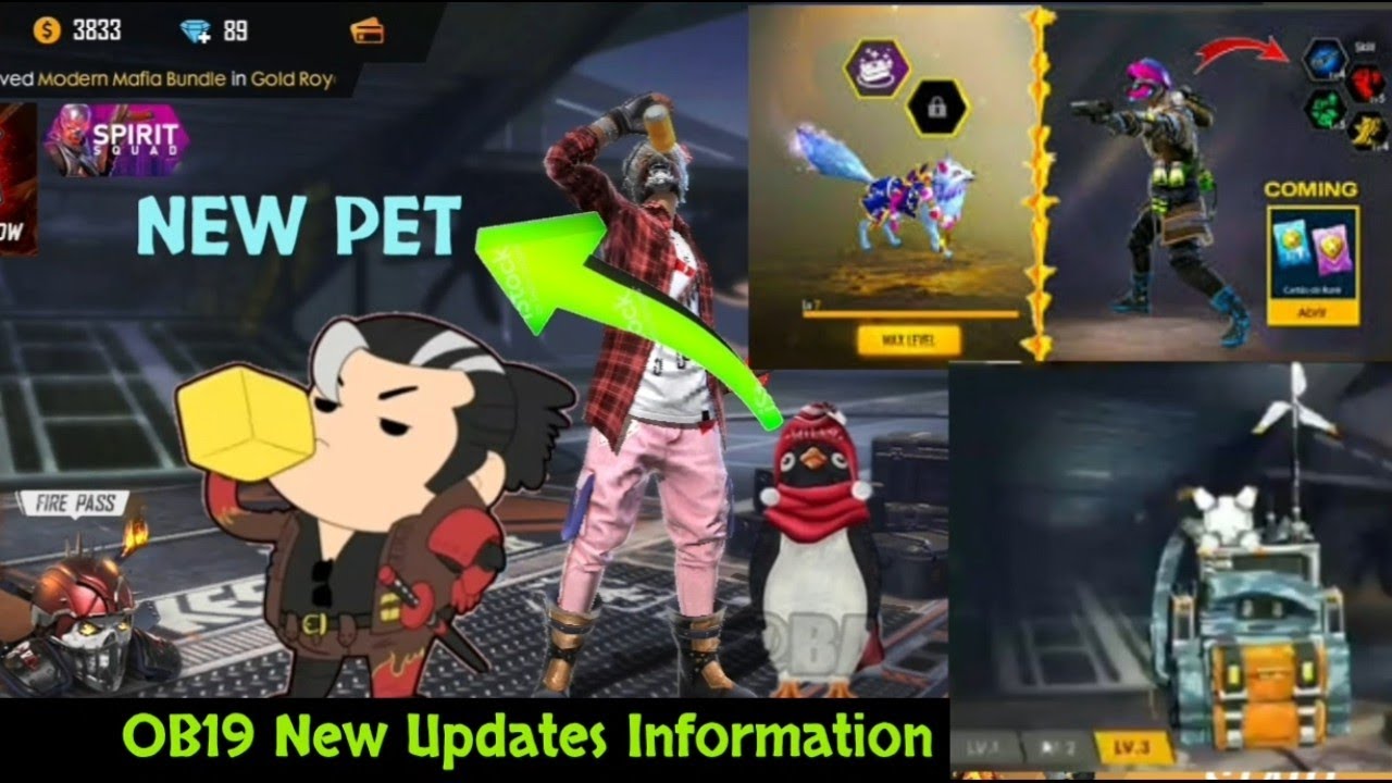 OB19 New Updates Full Info ll NewPet,NewSkin,AndSkills ll FREE FIRE