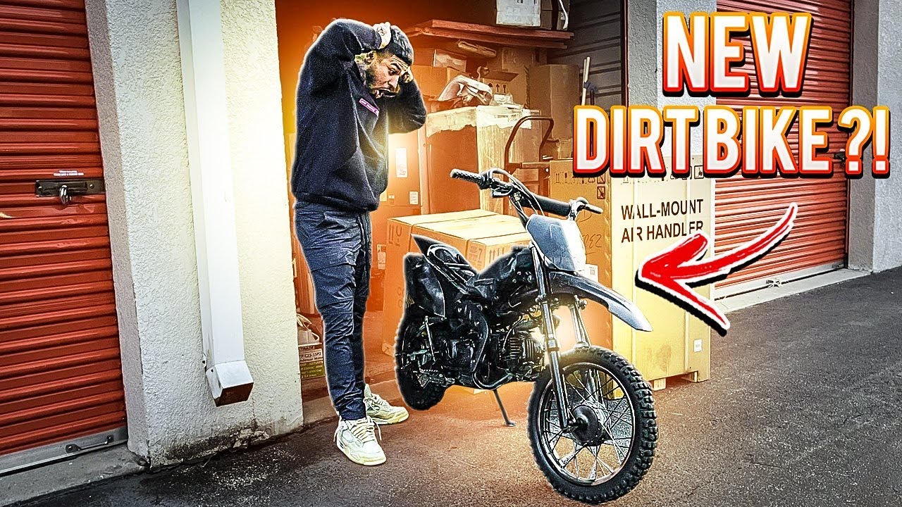 I BOUGHT A STORAGE UNIT AND FOUND A DIRT BIKE IN IT ! BRAAP VLOGS