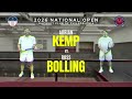 2026 National Open - Taylor-Matthews vs. Kemp