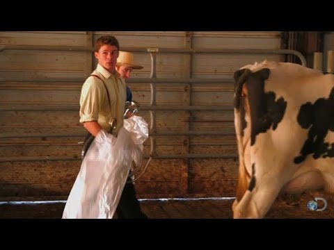 Caleb Makes Cow Fart Bombs | Amish Mafia