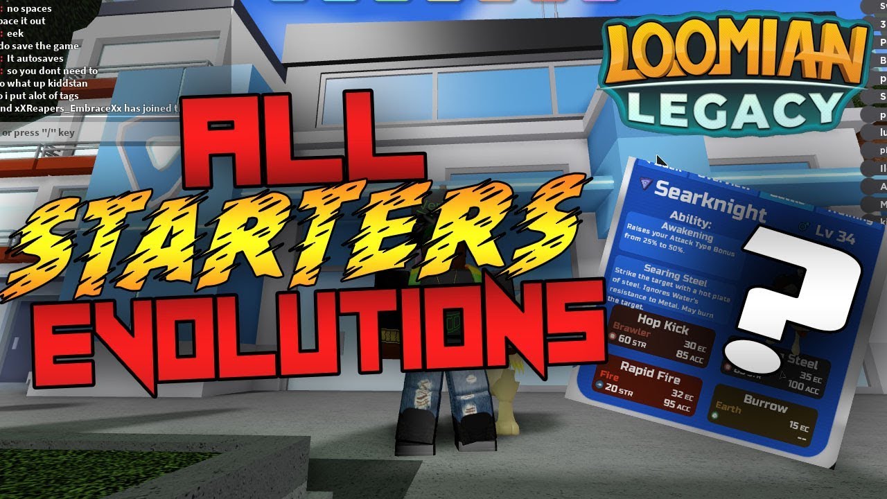 All Starter Final Evolutions In Loomian Legacy Final Second Forms Loomian Legacy - roblox loomian legacy all starter evolutions