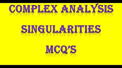 PG TRB/ POLYTECHNIC Singularity complex analysis MCQ
