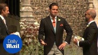 Spencer Matthews beams at his brother's wedding to Pippa Middleton - Daily Mail