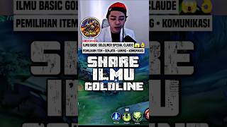Ilmu basic goldliner spesial claude, pilihan item, senjata dan laning vs beatrix #shorts