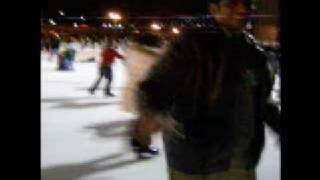 Ice skating at the Philadelphia Blue Cross Skating Rink
