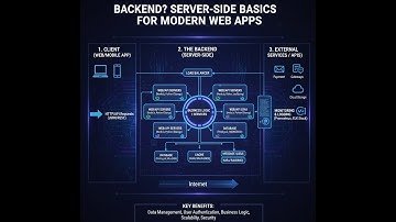 What Is the Backend? Server-Side Basics for Modern Web Apps #backend #backenddevelopment #logic #ai