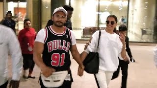 Ranveer Singh Deepika Padukone Spotted at the Airport Ranveer Singh Deepika Padukone Spotted at the Airport