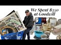 We spent 350 at goodwill  cottage home decor haul  thrift with me for profit  reselling