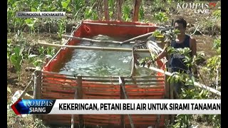 Kekeringan, Petani di Gunung Kidul Beli Air Untuk Sirami Tanaman
