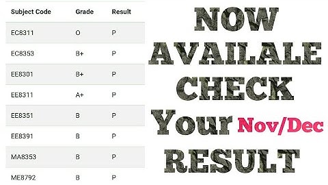how to see ANNA UNIVERSITY RESULTS Nov / Dec 2018 use Android mobile Phone result tamil