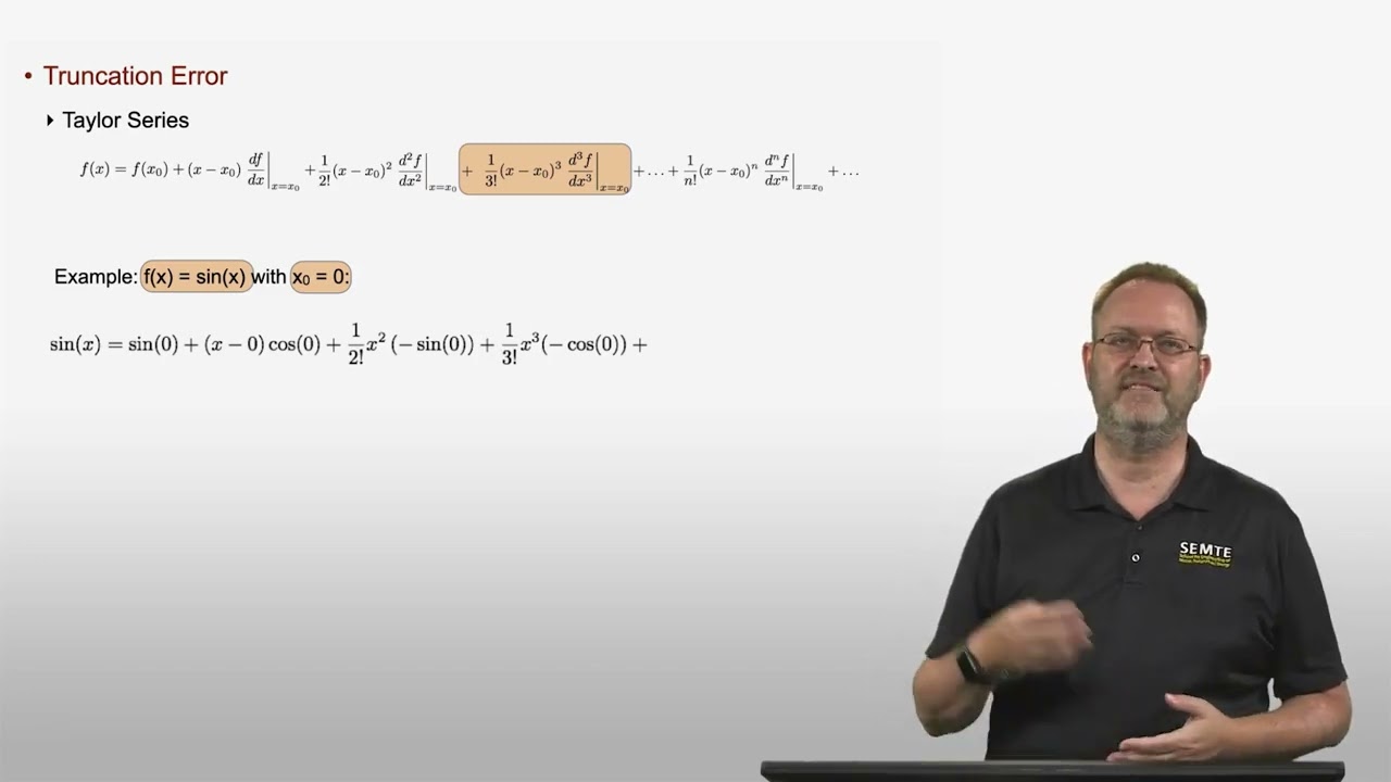 Lecture 1-6 | Round off Truncation and True Errors Part B  | Advanced Math Methods for Engineers