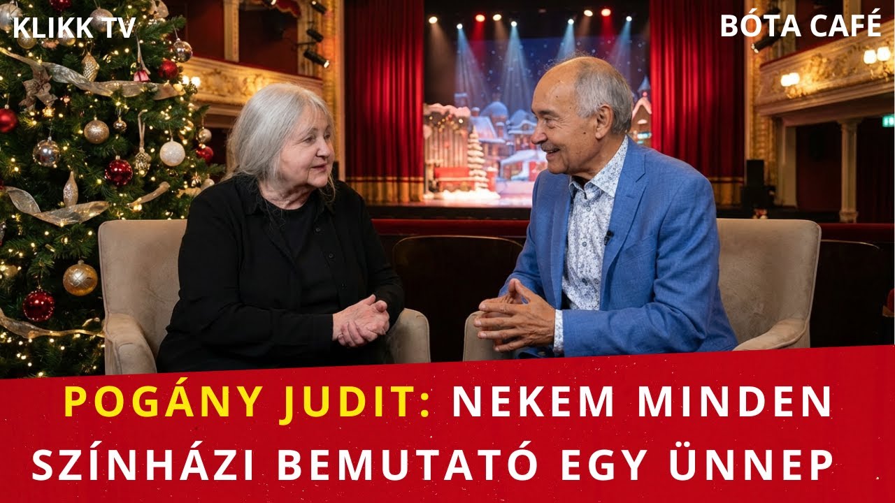Pogány Judit: nekem minden színházi bemutató egy ünnep