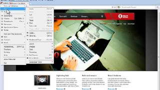 Opera 11-12: Main menu screenshot 1